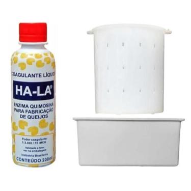 Imagem de Coalho + 1 Forma Frescal 0,5Kg + 1 Forma Mussarela 1Kg - Ha-La, Injesu