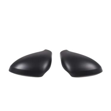 Imagem de Capa de espelho retrovisor de porta lateral de carro com textura de fibra de carbono ABS compatível com acessórios de carro Peugeot 2006-2014 207 308