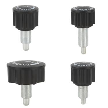 Imagem de heyous 4 peças preto M16 soquete hexagonal pino de retenção botão de ajuste adequado para bicicletas ergométricas supino máquinas de treinamento de força