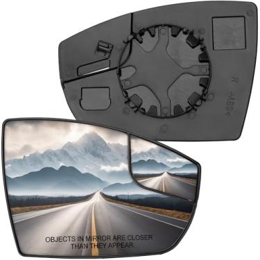 Imagem de LOIYLLEN Substituição do espelho lateral do passageiro para Ford Escape 2013 2014 2015 2016, C-Max 2013 2014 2015 2016 2017 2018 - Vidro do espelho do lado direito, vidro dos espelhos retrovisores