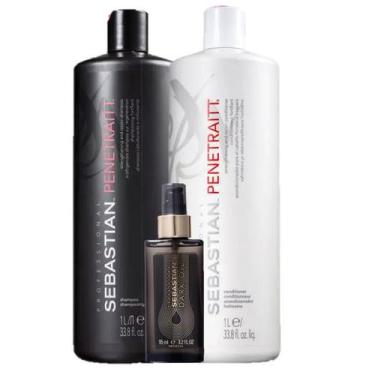 Imagem de Penetraitt Sebastian Kit Duo 1L e Dark Oil 95ml - Sebastian Profession