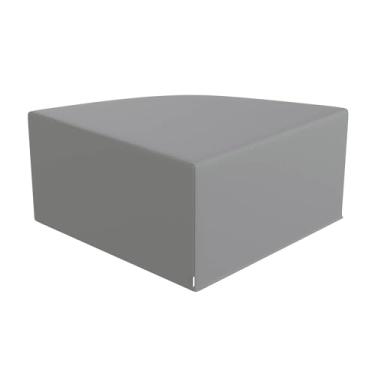 Imagem de Children's Factory Pufe de canto grande, cadeiras infantis mistas, sofás, pufes e cubos de canto, cheio de espuma e resistente à água, assento flexível para sala de aula, cinza