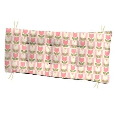 Imagem de Almofada Futon Estampada 110x35 para Banco e Cadeira Almofada para Banco Moderna e Decorativa (flower02)