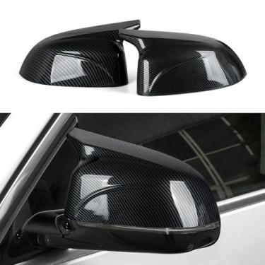 Imagem de Capa de espelho retrovisor de carro, acabamento em carbono, adesivo ABS para BMW X3 G01 X4 G02 X5 G05 X6 G06 X7 G07 iX3 G08 Acessórios externos