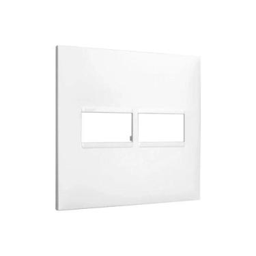 Imagem de Placa 1+1 Posto 4x4 Branca Pct /1 - LEGRAND PIAL PLUS +