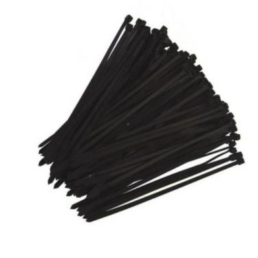 Imagem de Abraçadeira De Nylon Uv Preta 300X3,70 Mm - 100 Peças - Frontec