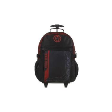 Imagem de Mochila Escolar De Rodinha Marvel Comics Iron Man 11707 - Dermiwil