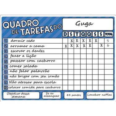 Imagem de Lista Magnética Porta Recados - Anotações - Planner - Azul - Intempo D