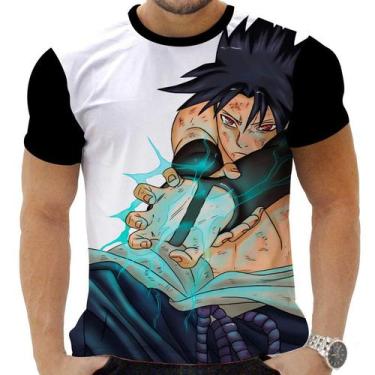 Imagem de Camiseta Camisa Personalizada Anime Naruto Sasuke Uchiha 10 - Zahir St