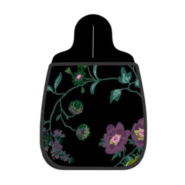 Imagem de Lixeira De Carro Organizador Lixinhocar Floral Noturno Roxo