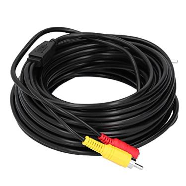 Imagem de aqxreight Cabo para Câmera de Vigilância Vídeo 2 Em 1 e Cabo de Alimentação Com Conector DC para Sistemas CCTV Câmeras de Visão Traseira Leitores de DVD Externos Proteção EMI à Prova de Intempéries