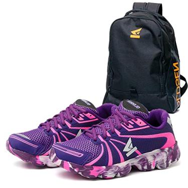 Imagem de Kit Tenis feminino Oldsen Colorado + Mochila Bolsa Notebook