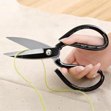 Imagem de Tesoura de aço de alto carbono resistente para todos os fins: multiuso para artesanato, cuidados com animais de estimação, cozinha e escritório