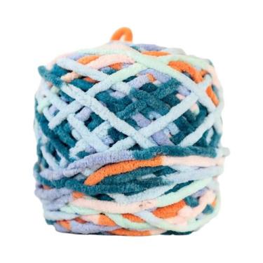 Imagem de Fio De Tricô De Chenille Macio, Linha De Algodão Ice Strip, Lã DIY Par