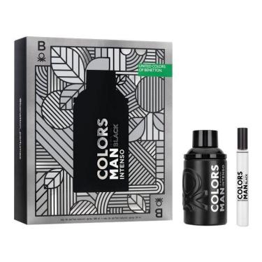 Imagem de Kit Perfume Masculino Banderas Colors Man Black Intenso Eau de Parfum 100ml com Desodorante-Masculino
