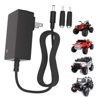 Imagem de Carregador de 24 V para brinquedos e carros, carregador de bateria de 24 volts para Wrangler SUV Kid Trax Dynacraft Carro de brinquedo Jeep ATV Quad Disney Carregador elétrico com adaptador de luz