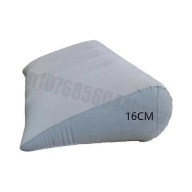 Imagem de Almofada Inflável De PVC Flocado Em Formato De Cunha, Dobrável, Triâng