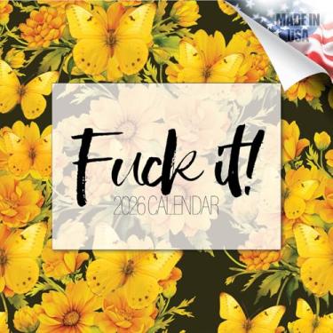 Imagem de Calendário 2026 para mulheres cansadas | Agenda Fuck It, feito nos EUA, presente de festa engraçado para escritório em casa, calendário de parede, presente engraçado para mulheres