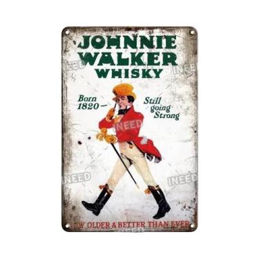 Imagem de Placa Decorativa De Metal Vintage Retro JIM BEAM Para Bar, Pub, Clube,