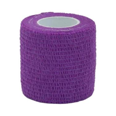 Imagem de Fita Adesiva Roxa Para Bandagem Elástica, Fita Para Suporte De Joelho,