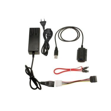 Imagem de Cabo Adaptador Usb 2.0 Conversor Para Sata / Ide