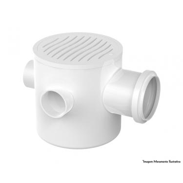 Imagem de Caixa Sif Tigre Pt Grelha Prata Red/Grelha Inox 100X100X50