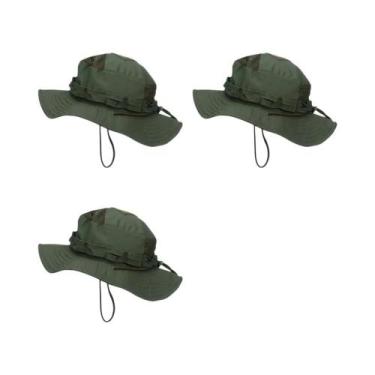 Imagem de Chapéu Camo Bucket Masculino Respirável Com Proteção Solar E À Prova D