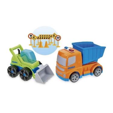 Imagem de Caminhão Road Company Combo Transporte Escavadeira C/ Acessórios - Usu