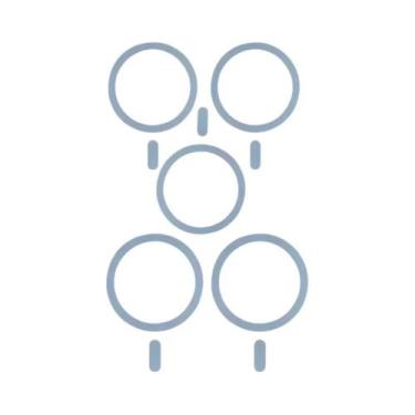 Imagem de Anel De Metal Magnético Universal Para Carregador Sem Fio Magsafe, Ade