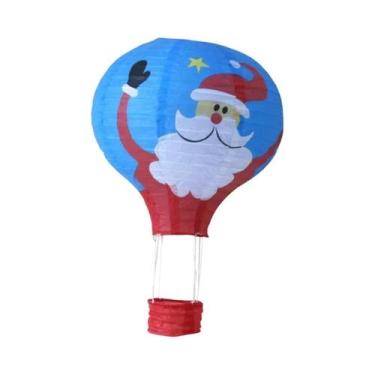 Imagem de Lanternas De Papel Em Forma De Balão De Ar Quente DIY De 12 Polegadas 