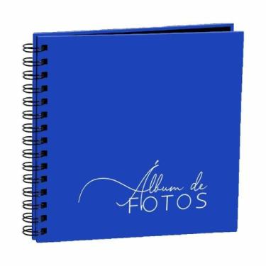 Imagem de Scrapbook ul Marinho Álbum Para Fotos Acompanha Cartelas - Clip