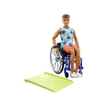 Imagem de Barbie Fashion KEN Cadeira de Rodas - Mattel, Colorido, Fashionista