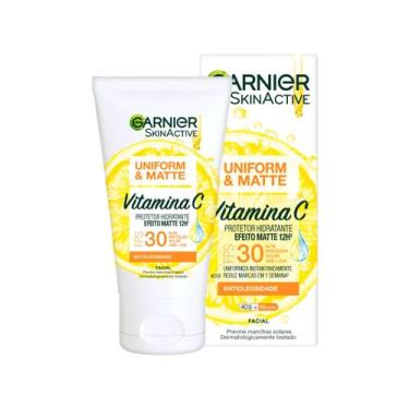 Imagem de Hidratante Facial Garnier SkinActive Uniform & Matte Vitamina C FPS30 