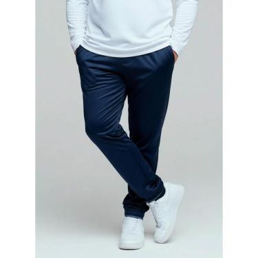 Imagem de Calça Jogger Plus Size Slim Helanca Academia Esporte Treino - G1 - Preto - Liso-Masculino