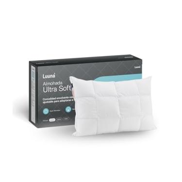 Imagem de Luuna Travesseiro, Down Alternative, Macio, Compartimentos Acolchoados, Branco, 45 x 65 cm