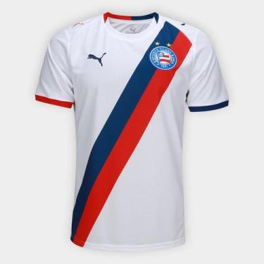 Imagem de Camisa Bahia I 26/27 s/n Torcedor Puma Masculina, Branco, P