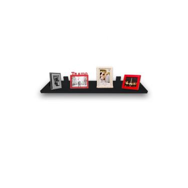 Imagem de Prateleira F031 40x20CM MDF com Suporte Fixação Simples para Organização de Ambientes P...