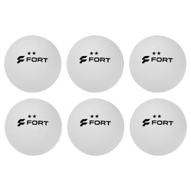 Imagem de Bolinhas de Tênis de Mesa 2 Estrelas Pack com 6 Bolas - Fort-Unissex