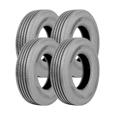 Imagem de Jogo 4 Pneus Speedmax Aro 22.5 Dalmax T 295/80R22.5 152/149M 18 Lonas