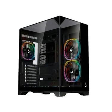Imagem de Gabinete Gamer Rise Mode Galaxy Full Glass X Black - RM-CA-FGX-B - RIS
