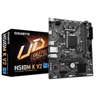 Imagem de Placa Mãe Gigabyte H510m K V2, Intel LGA 1200, Chipset H510