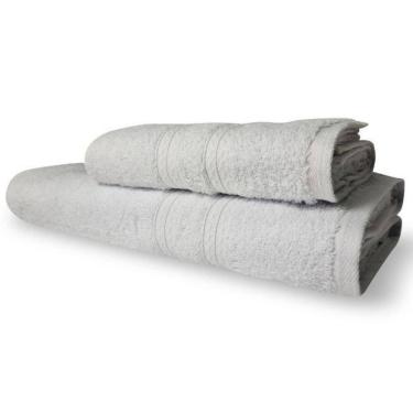 Imagem de Kit de Toalhas Itália Soft 2 Peças 1 Banho 1 Rosto 100% Algodão 430G-M² Alta Absorção B...