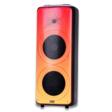Imagem de Caixa de Som Amvox Party Vox 2000W RMS Bluetooth com LED e 2 Woofers B