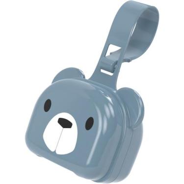 Imagem de Porta Chupeta Decorativo Bear Azul - 140ml - PLASUTIL