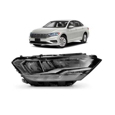 Imagem de Farol eletrico jetta sedan 2019 a 2022 com motor com led - SP ACESSÓRI