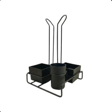 Imagem de Suporte Para Copos Descartáveis Cantinho do Café com Porta Sachê Açuca