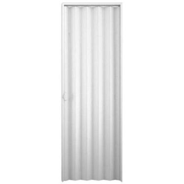 Imagem de Porta Sanfonada Interna Plasbil PVC Branco, 210 x 80 cm