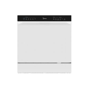 Imagem de Lava-Louças Midea MDWTF08W 8 Serviços Touch Plus Função Compras e Ciclo 70C Branca