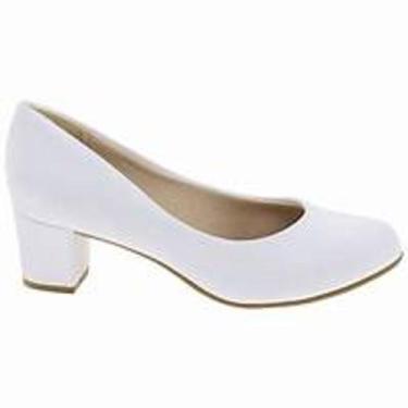 Imagem de Scarpin Sapato Social Feminino Napa Beira Rio Salto Bloco Baixo 4777.4