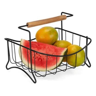 Imagem de Fruteira de Mesa Eco Design - Arthi PRETO - ARTHI INOX